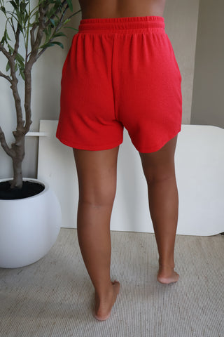Roadtrip Ready Shorts • Red