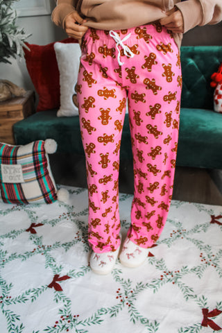 Gingerbread Goodness Lounge Pants • Pink