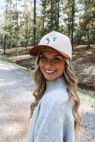 Heading South Trucker Hat • Beige/Cinnamon