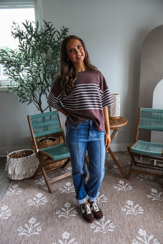 Next In Line • Espresso Stripe