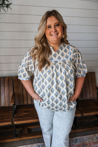 Wildflower Wonder • Blue Floral - PLUS