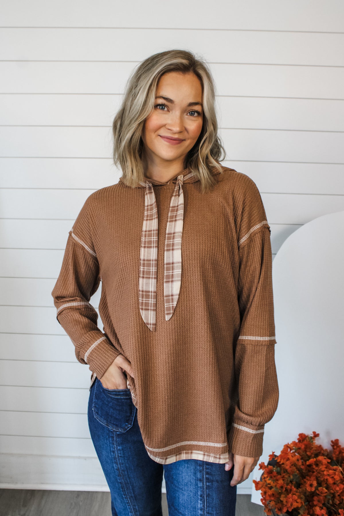 Campfire Cutie • Brown Plaid