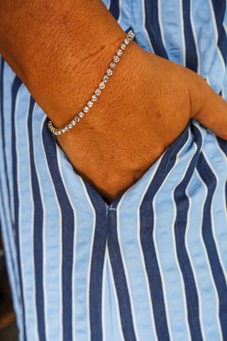 Elisa • tennis bracelet • cubic zirconia