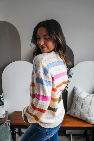 Over The Rainbow • Cream Multi