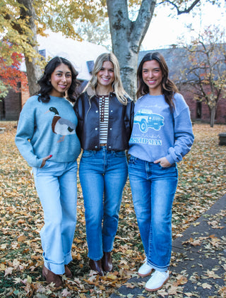 Sadie Sherpa Lined Jacket • Dark Chocolate