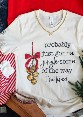 Jingle Some Of The Way Graphic Tee • Cream