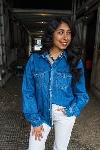 Country Classic Denim Shirt • Dark Wash