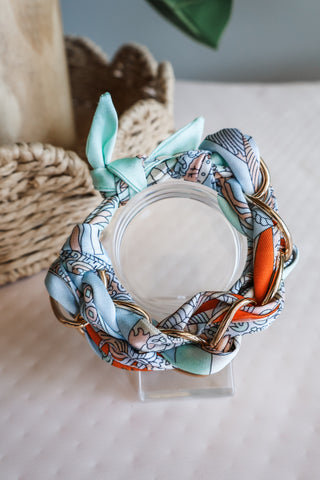 Beachside Brunch Scarf Bracelet