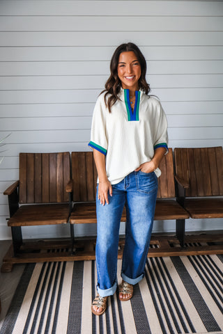 Effortlessly Elevated Dolman Knit • Cream