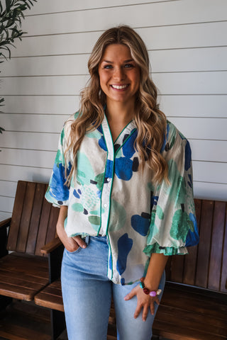 Gorgeous With Grace • Green/Blue - FINAL SALE