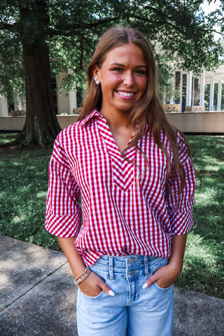 Picnic Perfect • Red Gingham