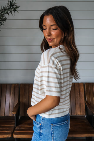Sand & Stripes • Tan - FINAL SALE
