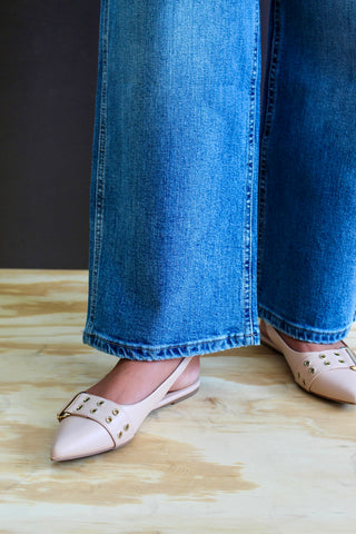 Polished Look Pointed Flat • Blush FINAL SALE
