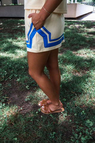 Breezy Bayside Skort Set • Yellow/Blue