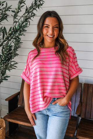 Color Crush Stripes • Watermelon