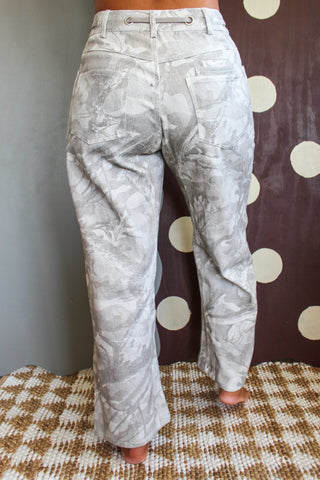 Woodland Camo Barrel Pants • Grey