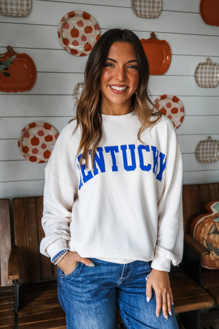 Kentucky Oversized Pullover • Cream