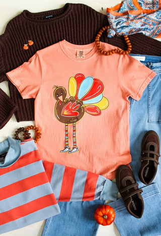 Gobble & Gather Graphic Tee • Dusty Peach