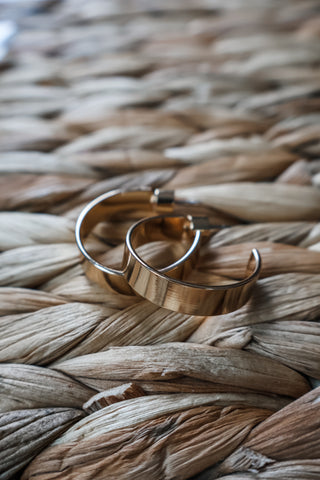 High Standards Hoop Earrings • Gold