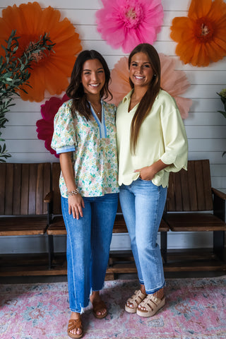 Sought-After Scallop Top • Bright Lemon