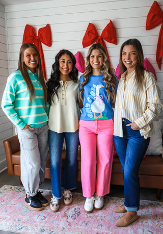 Good Days Ahead Hooded Sweater • Mint