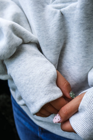 Aspen Snap Button Pullover • Ash Grey
