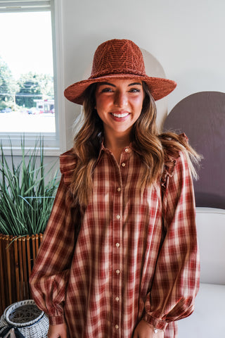 Fall Frenzy 4 • Plaid Ruffle Shirtdress - FINAL SALE
