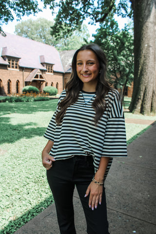 Everyday Stripes • Cream/Black - FINAL SALE