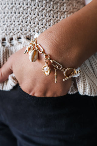 Coastal Bliss Charm Bracelet • White