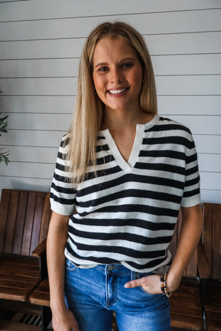 A Casual Classic • Black Stripe