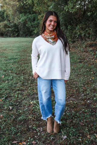 Easy Shift Crewneck • Ivory