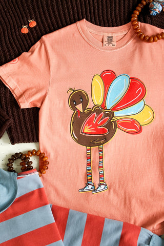 Gobble & Gather Graphic Tee • Dusty Peach