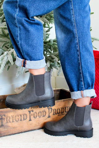 Libby Chelsea Boot • Dark Grey
