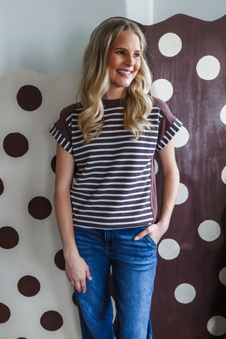 Block Party Stripes • Espresso