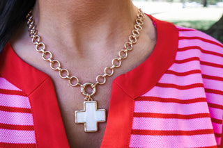 Faith & Freedom Necklace • Gold