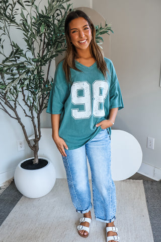 Endgame Oversized Jersey Tee • Green