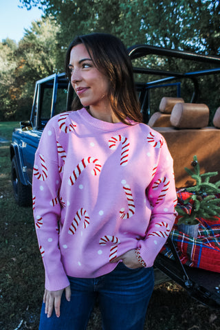 Candy Cane Wishes • Pink