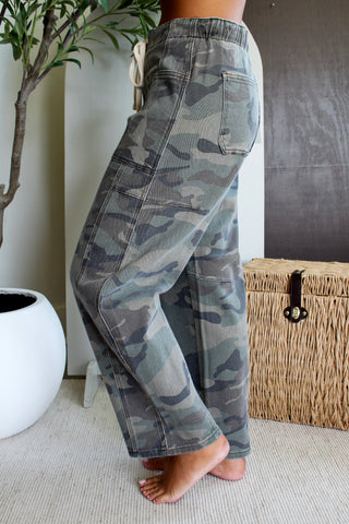 Nash Camo Print Barrel Leg