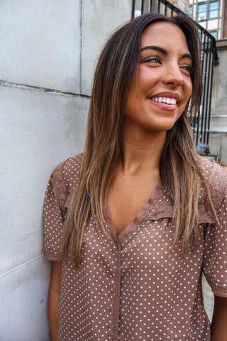 Naturally Charming • Mocha Dot