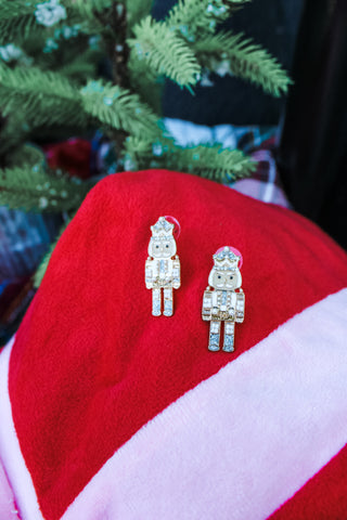 Nutcracker Prince Earrings • Gold