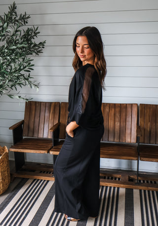 City Chic Pant Set • Black