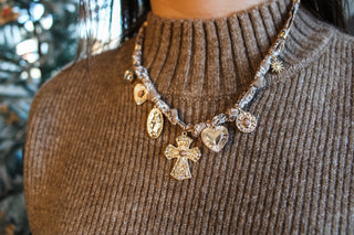 Greatest Gift Charm Necklace • Mocha