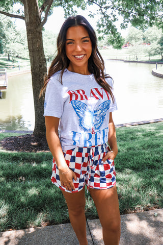 Summer Sale 1 • Brave & True Graphic Tee - FINAL SALE