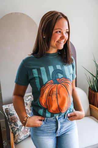 Welcome To The Pumpkin Patch Graphic Tee • Emerald