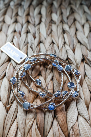 Lucia• mixed metal bracelet set