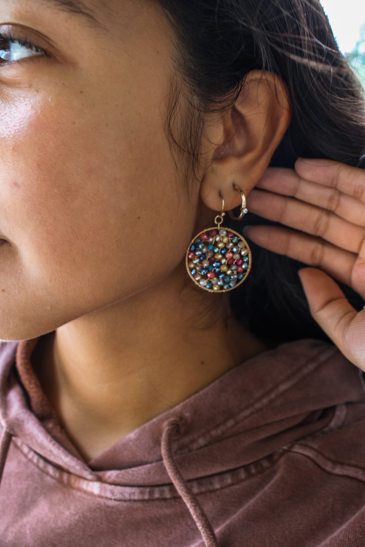 Under The Autumn Sky Earrings • Multi