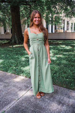Weekend Dates Midi • Olive