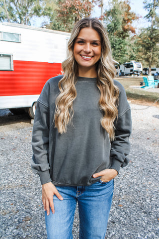 Blazing Bright Pullover • Shadow