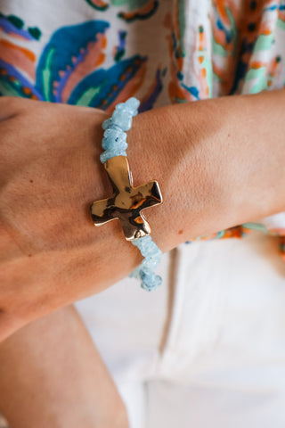 Off The Beaten Path Bracelet • Iced Blue