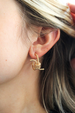 Show Stopper Hoop Earrings • Gold